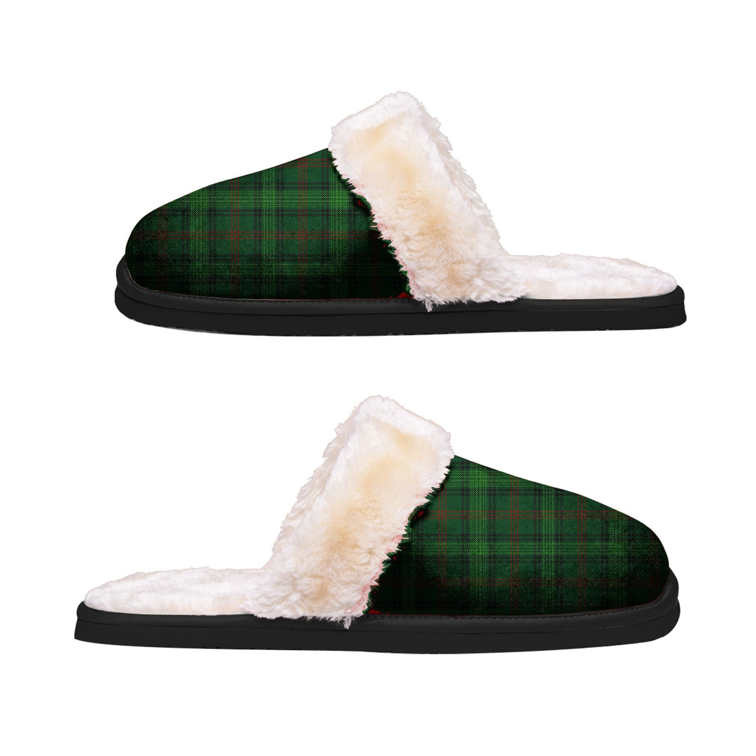 ScotsTee Shop Scottish Ross Hunting 02 Clan Tartan Slippers Warm House Plush Slippers