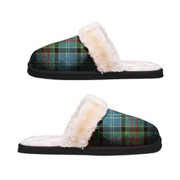 ScotsTee Shop Scottish Walkinshaw Clan Tartan Slippers Warm House Plush Slippers