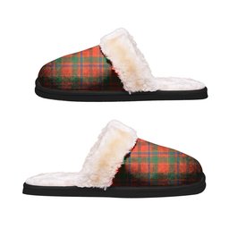 ScotsTee Shop Scottish Munro Ancient Clan Tartan Slippers Warm House Plush Slippers