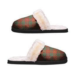 ScotsTee Shop Scottish Bruce Ancient Clan Tartan Slippers Warm House Plush Slippers
