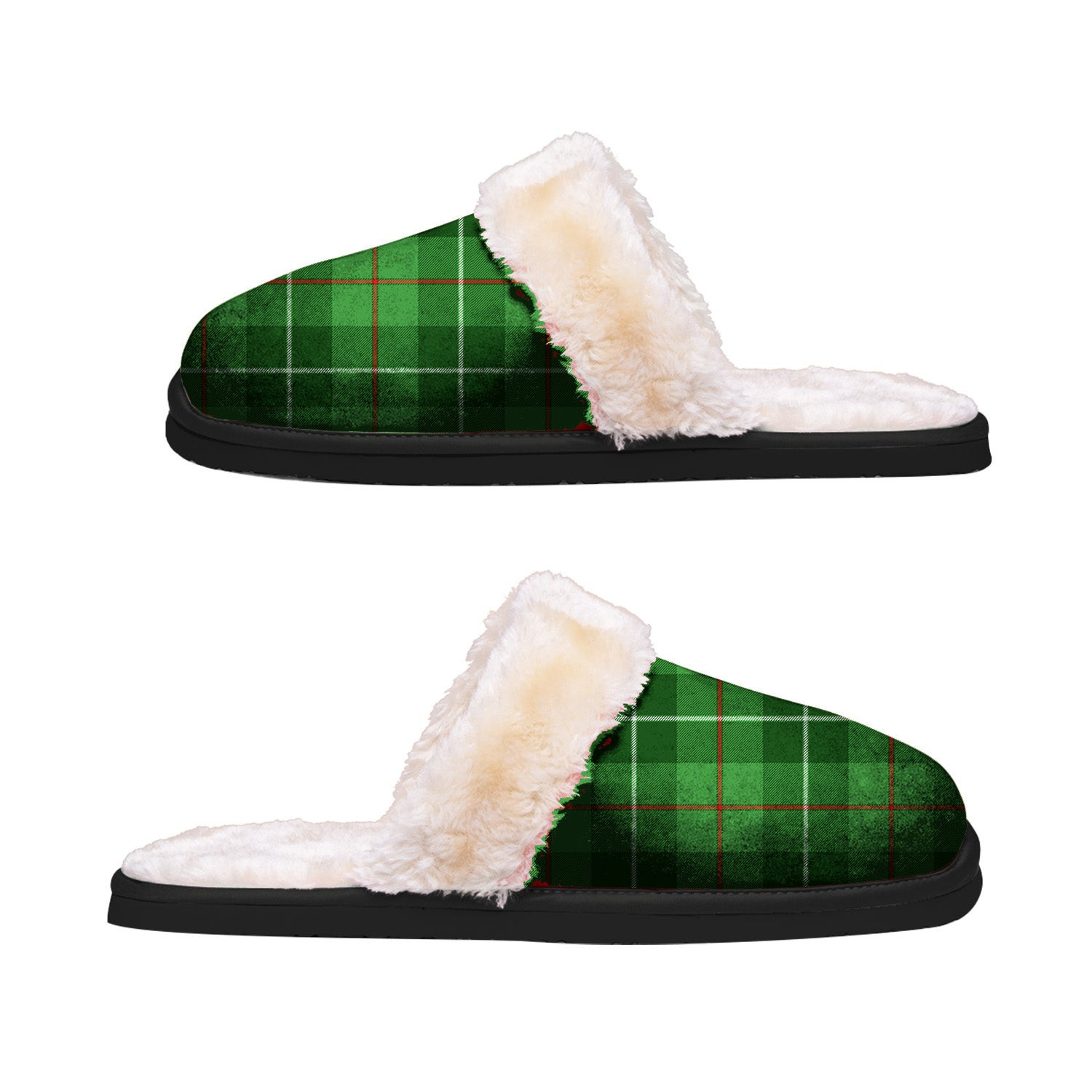 ScotsTee Shop Scottish Boyle Clan Tartan Slippers Warm House Plush Slippers