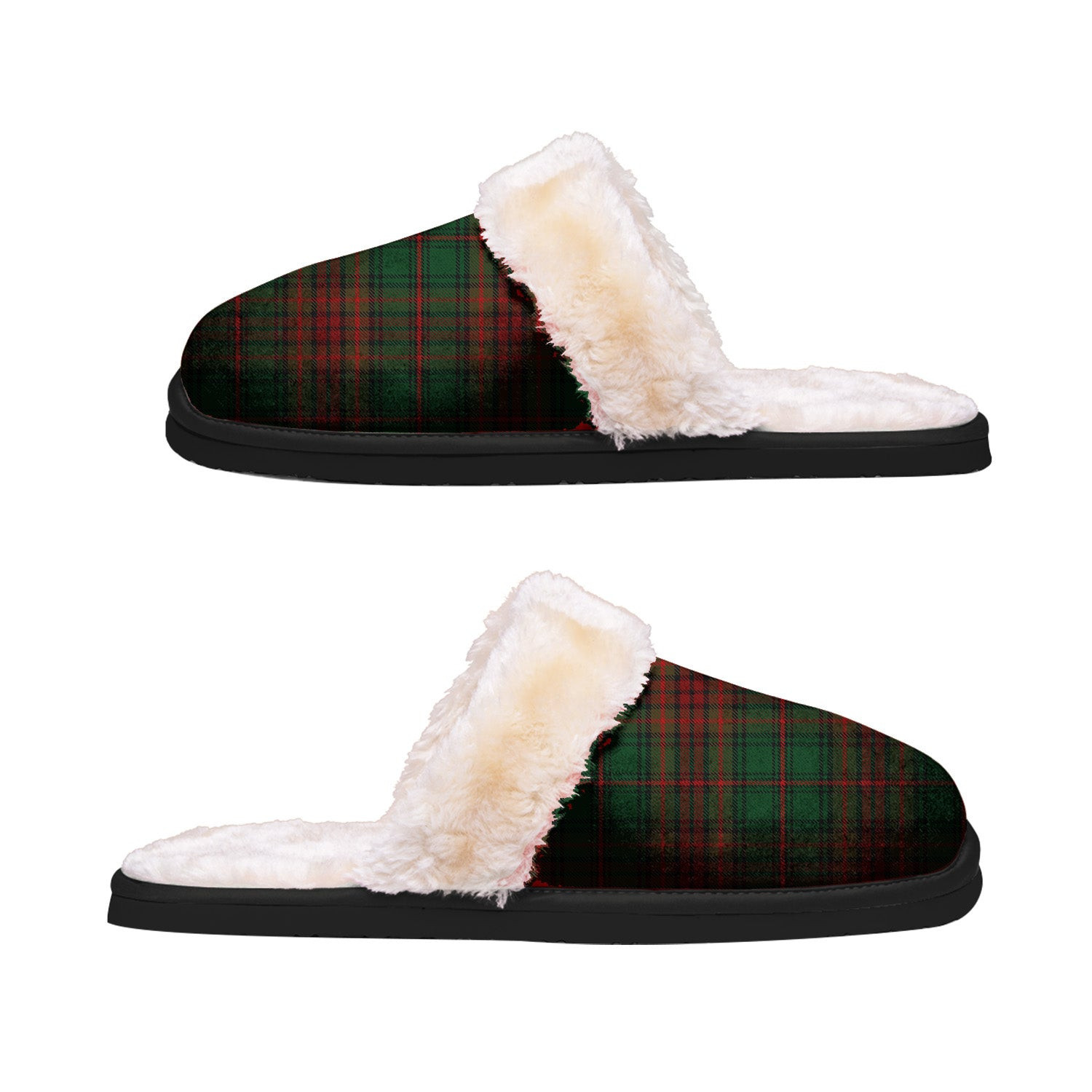ScotsTee Shop Scottish Anderson Coulson Bonner 01 Clan Tartan Slippers Warm House Plush Slippers