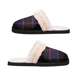 ScotsTee Shop Scottish Anderson W L Clan Tartan Slippers Warm House Plush Slippers