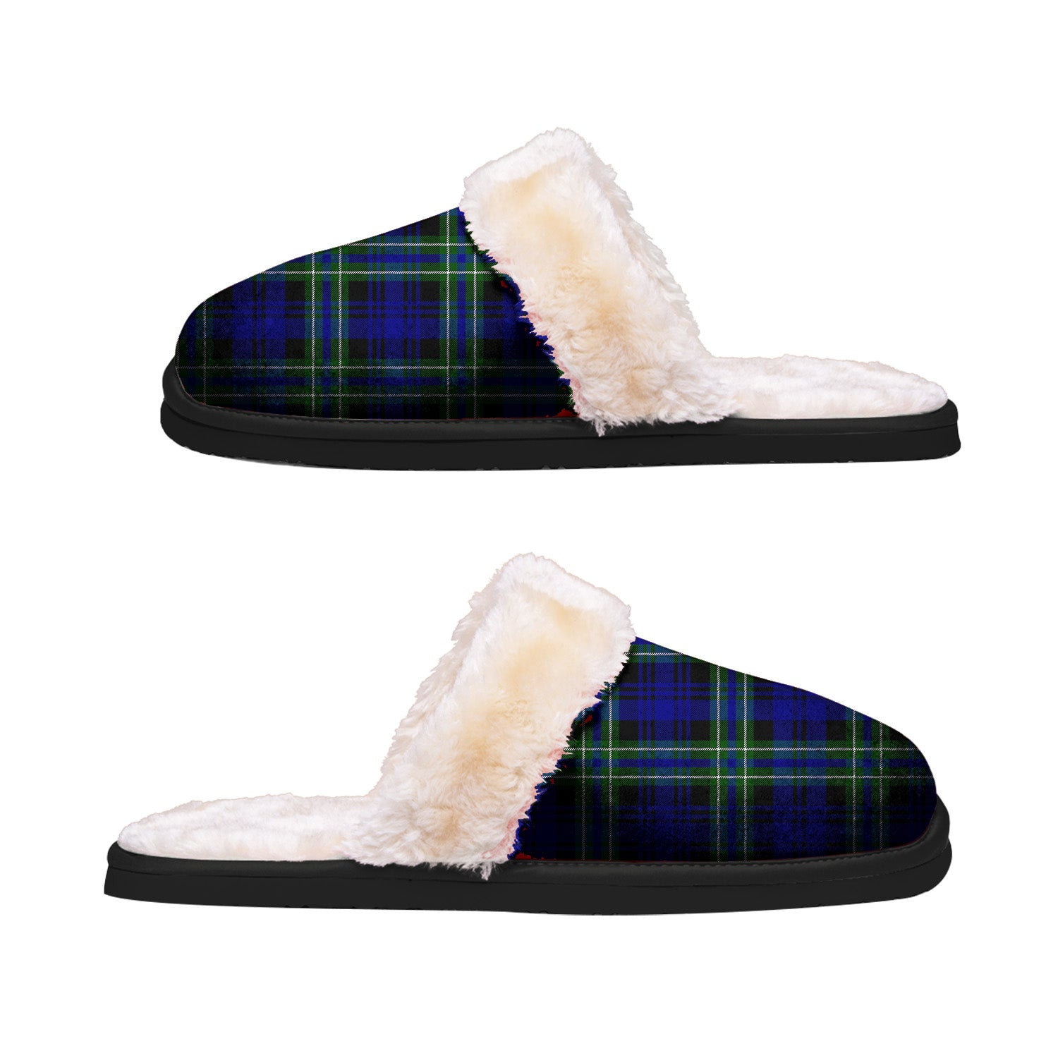 ScotsTee Shop Scottish Arbuthnot Modern Clan Tartan Slippers Warm House Plush Slippers