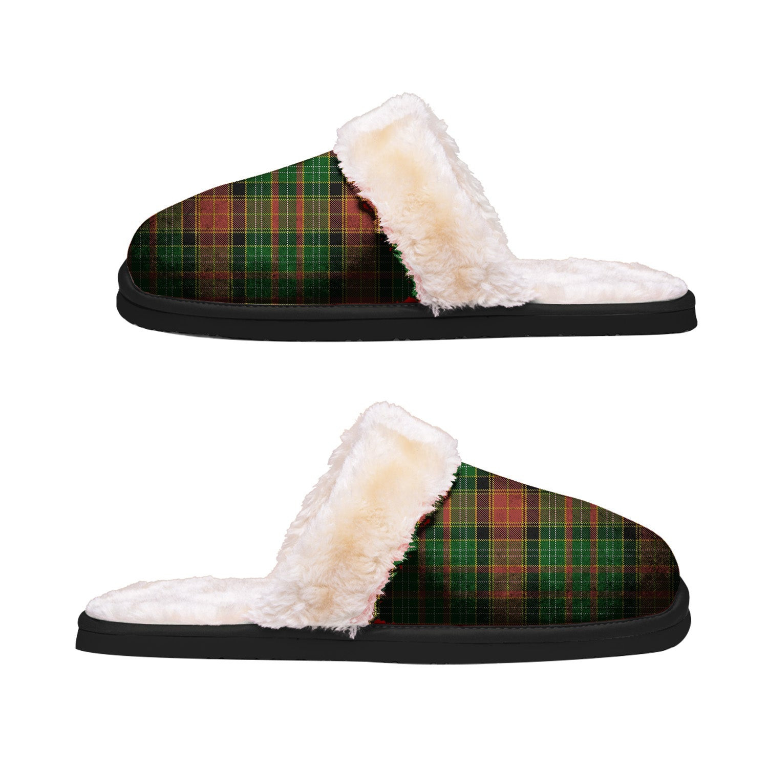 ScotsTee Shop Scottish Dalrymple of Castleton 02 Clan Tartan Slippers Warm House Plush Slippers