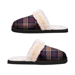 ScotsTee Shop Scottish Carnegie 01 Clan Tartan Slippers Warm House Plush Slippers
