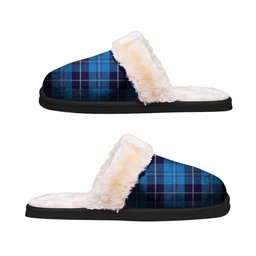 ScotsTee Shop Scottish Douglas Variation Clan Tartan Slippers Warm House Plush Slippers