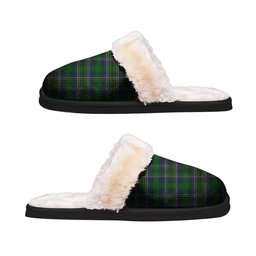 ScotsTee Shop Scottish Cockburn 01 Clan Tartan Slippers Warm House Plush Slippers