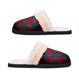 ScotsTee Shop Scottish Lindsay Modern Clan Tartan Slippers Warm House Plush Slippers