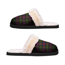 ScotsTee Shop Scottish Hargis Clan Tartan Slippers Warm House Plush Slippers