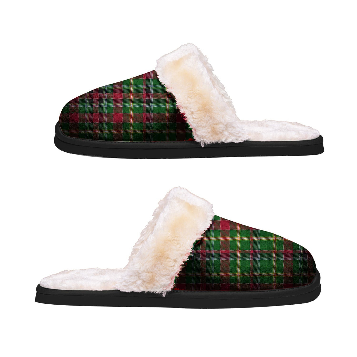 ScotsTee Shop Scottish Hunter Wilsons Clan Tartan Slippers Warm House Plush Slippers