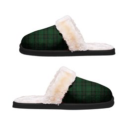 ScotsTee Shop Scottish Forbes - 1842 Clan Tartan Slippers Warm House Plush Slippers