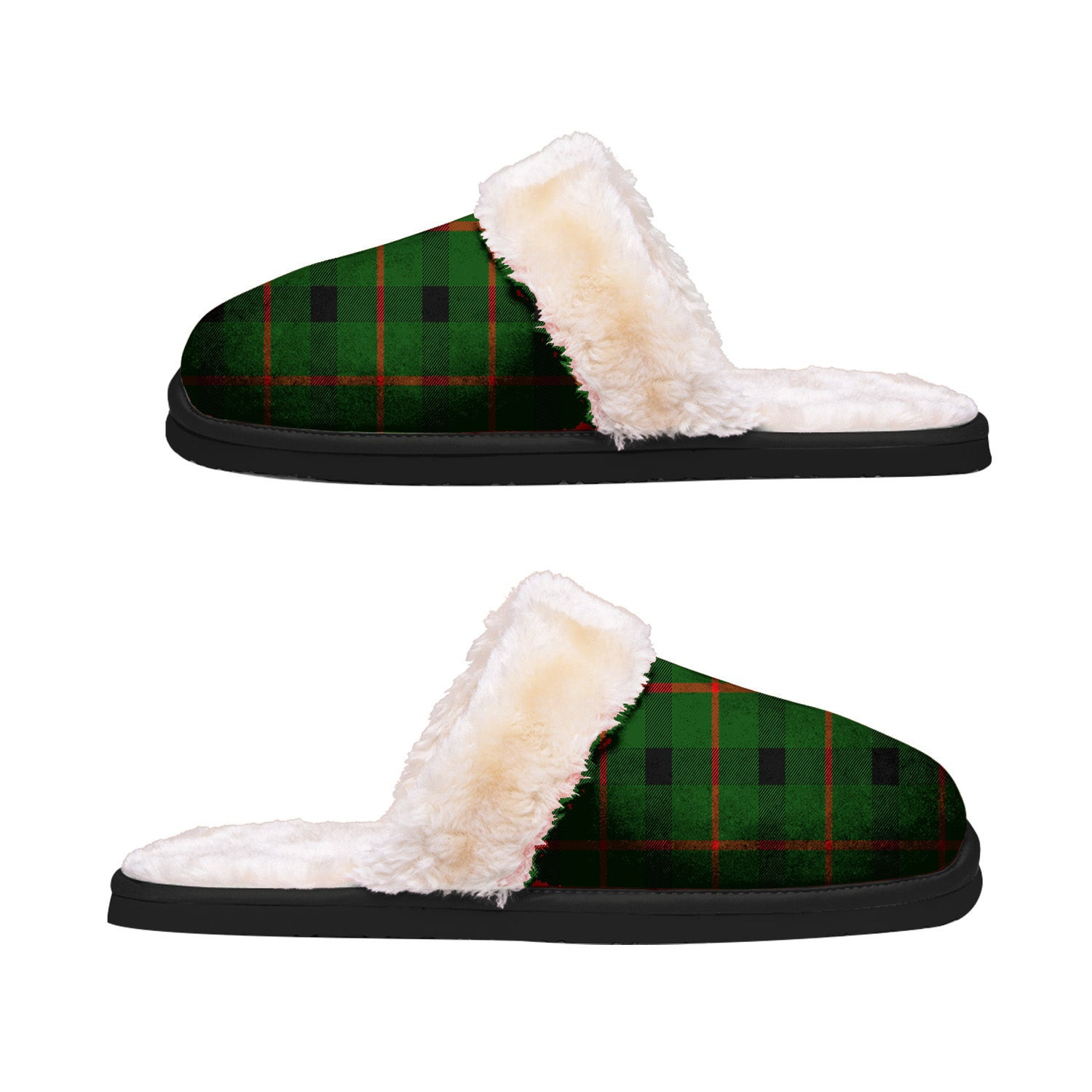 ScotsTee Shop Scottish Kincaid Modern Clan Tartan Slippers Warm House Plush Slippers