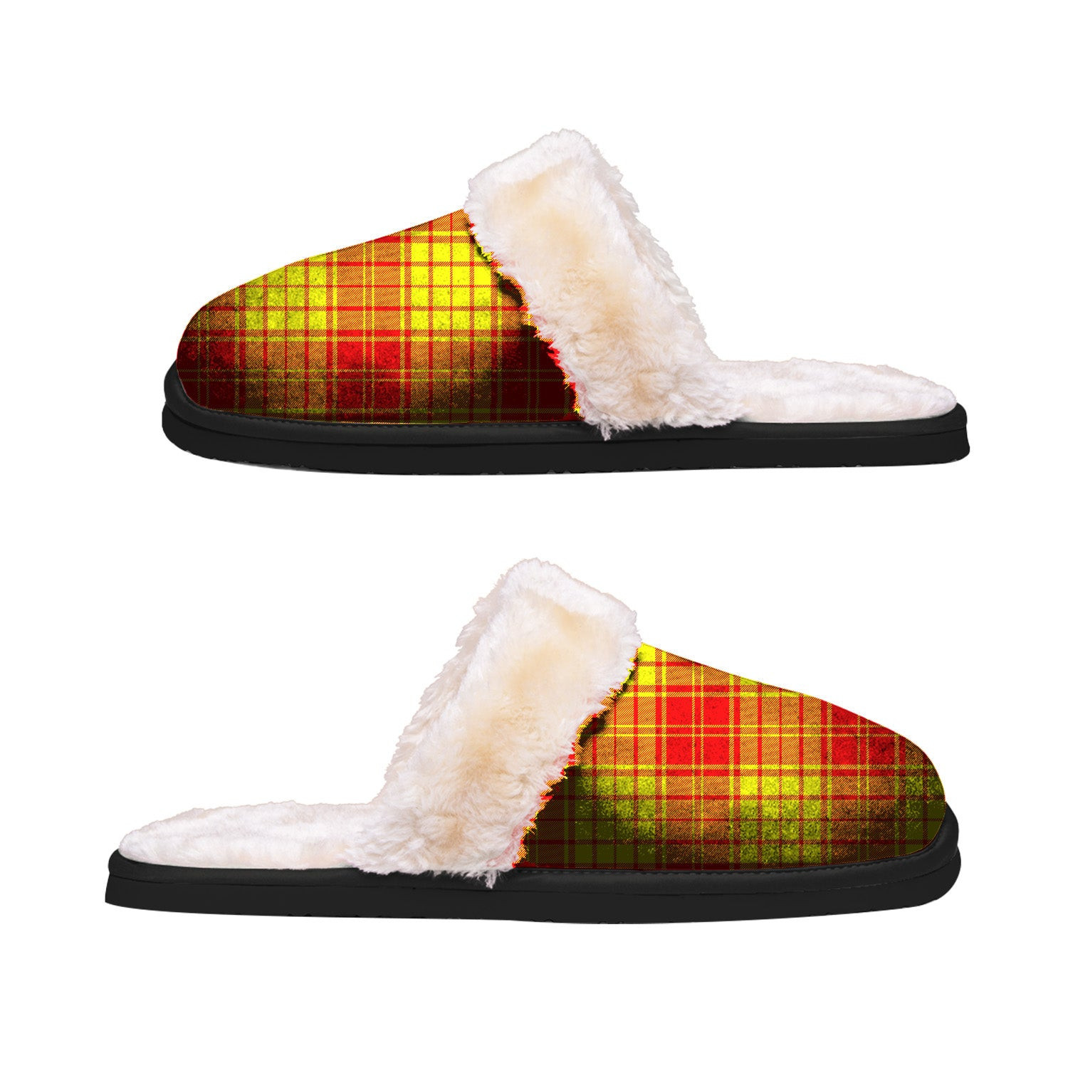 ScotsTee Shop Scottish MacMillan 01 Clan Tartan Slippers Warm House Plush Slippers