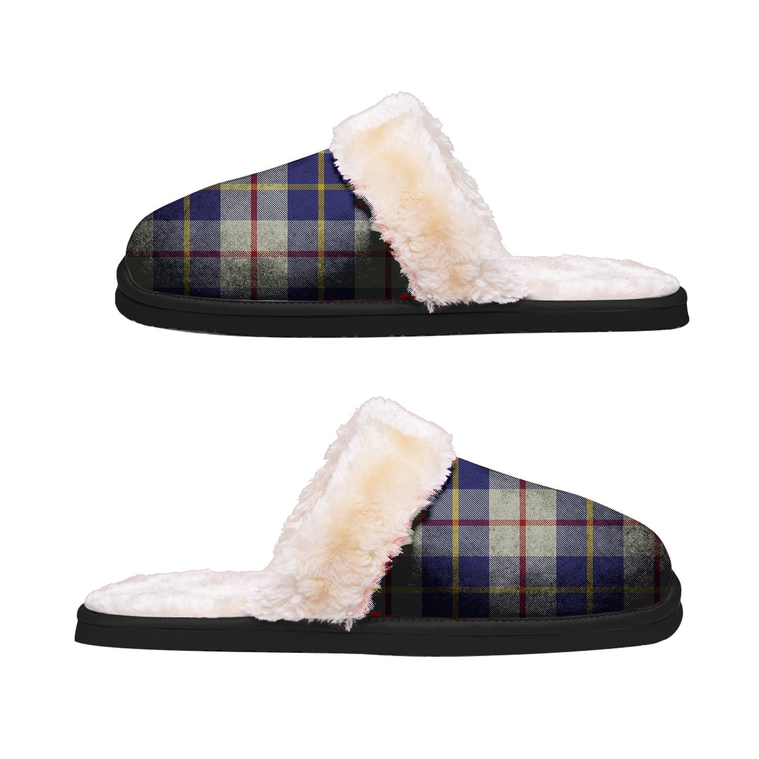 ScotsTee Shop Scottish MacRae of Conchra 03 Clan Tartan Slippers Warm House Plush Slippers