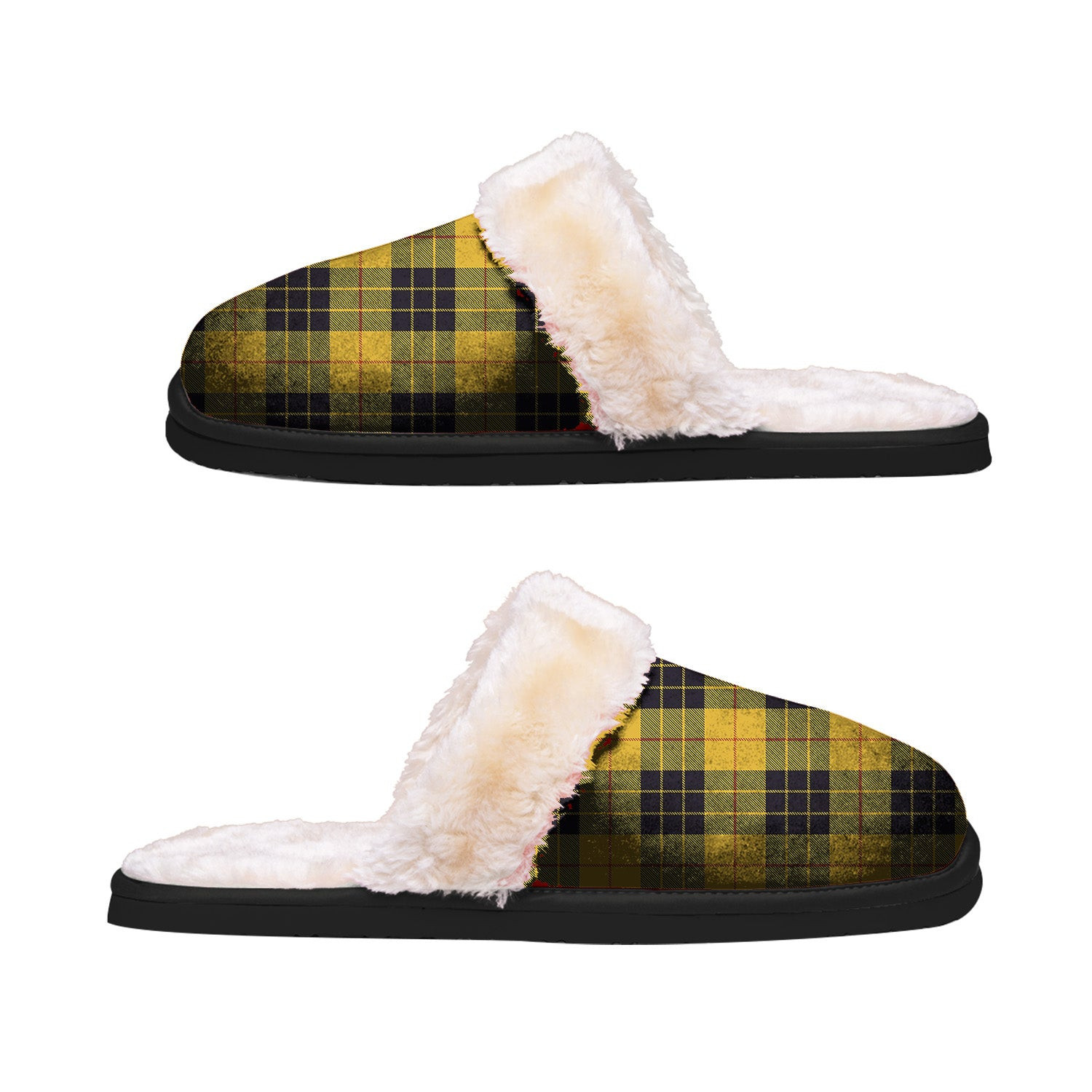ScotsTee Shop Scottish MacLeod of Lewis Ancient Clan Tartan Slippers Warm House Plush Slippers