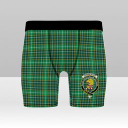 ScotsTee Shop Scottish Forrester Hunting Modern Crest Tartan Boxer Shorts