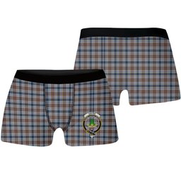 ScotsTee Shop Scottish Gayre Arisaidh Crest Tartan Boxer Shorts