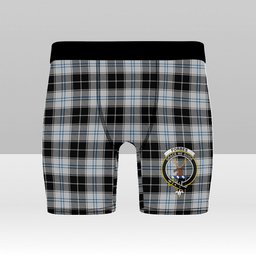 ScotsTee Shop Scottish Forbes Dress Originaux Crest Tartan Boxer Shorts
