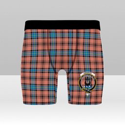 ScotsTee Shop Scottish Hannay Dress Modern Crest Tartan Boxer Shorts
