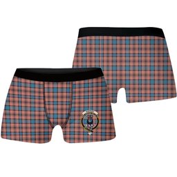 ScotsTee Shop Scottish Hannay Dress Modern Crest Tartan Boxer Shorts
