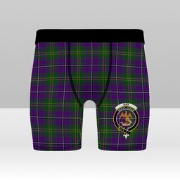 ScotsTee Shop Scottish Hay of Megginch Crest Tartan Boxer Shorts