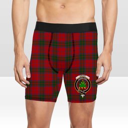 ScotsTee Shop Scottish Grant Vestiarium Scoticum Crest Tartan Boxer Shorts
