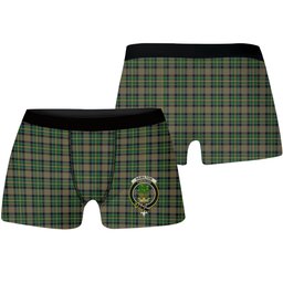 ScotsTee Shop Scottish Hamilton of Brandon Crest Tartan Boxer Shorts