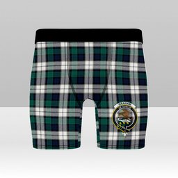 ScotsTee Shop Scottish Graham Dress Modern Crest Tartan Boxer Shorts