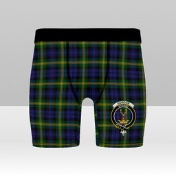 ScotsTee Shop Scottish Gordon of Esslemont Crest Tartan Boxer Shorts