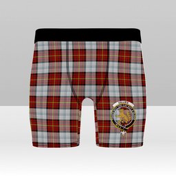 ScotsTee Shop Scottish Gillies Red Dress Crest Tartan Boxer Shorts