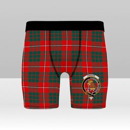 ScotsTee Shop Scottish Gregor of Balquhidder Modern Crest Tartan Boxer Shorts