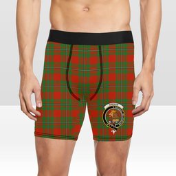 ScotsTee Shop Scottish Gregor of Cardney Ancient Crest Tartan Boxer Shorts