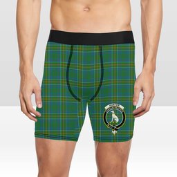 ScotsTee Shop Scottish Hunter of Hunterston Ancient Crest Tartan Boxer Shorts