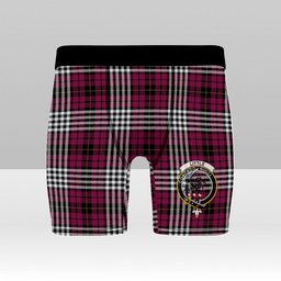 ScotsTee Shop Scottish Little of Morton Rigg Modern Crest Tartan Boxer Shorts