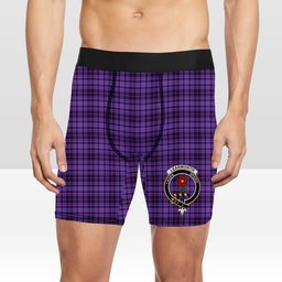 ScotsTee Shop Scottish Learmonth Family Herts Crest Tartan Boxer Shorts