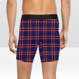ScotsTee Shop Scottish Laing of Archiestown Crest Tartan Boxer Shorts