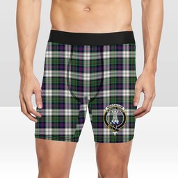 ScotsTee Shop Scottish MacCallum Dress Modern Crest Tartan Boxer Shorts