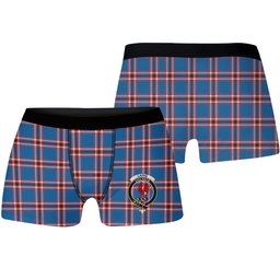 ScotsTee Shop Scottish Laing of Archiestown Ancient Crest Tartan Boxer Shorts