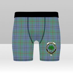 ScotsTee Shop Scottish Irvine of Glentulchan Ancient Crest Tartan Boxer Shorts