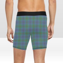 ScotsTee Shop Scottish Irvine of Glentulchan Ancient Crest Tartan Boxer Shorts