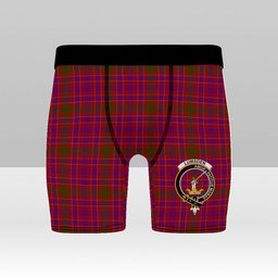 ScotsTee Shop Scottish Lumsden of Clova Crest Tartan Boxer Shorts