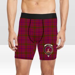 ScotsTee Shop Scottish Lumsden of Clova Crest Tartan Boxer Shorts