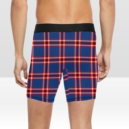 ScotsTee Shop Scottish Laing of Archiestown Modern Crest Tartan Boxer Shorts