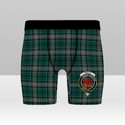 ScotsTee Shop Scottish Kelly of Sleat Hunting Crest Tartan Boxer Shorts
