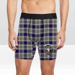 ScotsTee Shop Scottish Livingstone Dress Crest Tartan Boxer Shorts