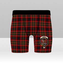 ScotsTee Shop Scottish Innes of Moray Crest Tartan Boxer Shorts