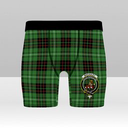 ScotsTee Shop Scottish MacAuley of Lewis Ancient Crest Tartan Boxer Shorts