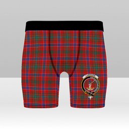 ScotsTee Shop Scottish Lumsden Waistcoat Modern Crest Tartan Boxer Shorts