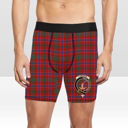 ScotsTee Shop Scottish Lumsden Waistcoat Modern Crest Tartan Boxer Shorts